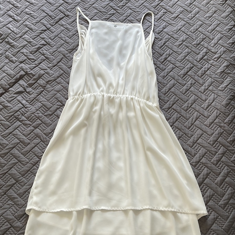 WHITE SHORT DRESS - Picture 4 of 4